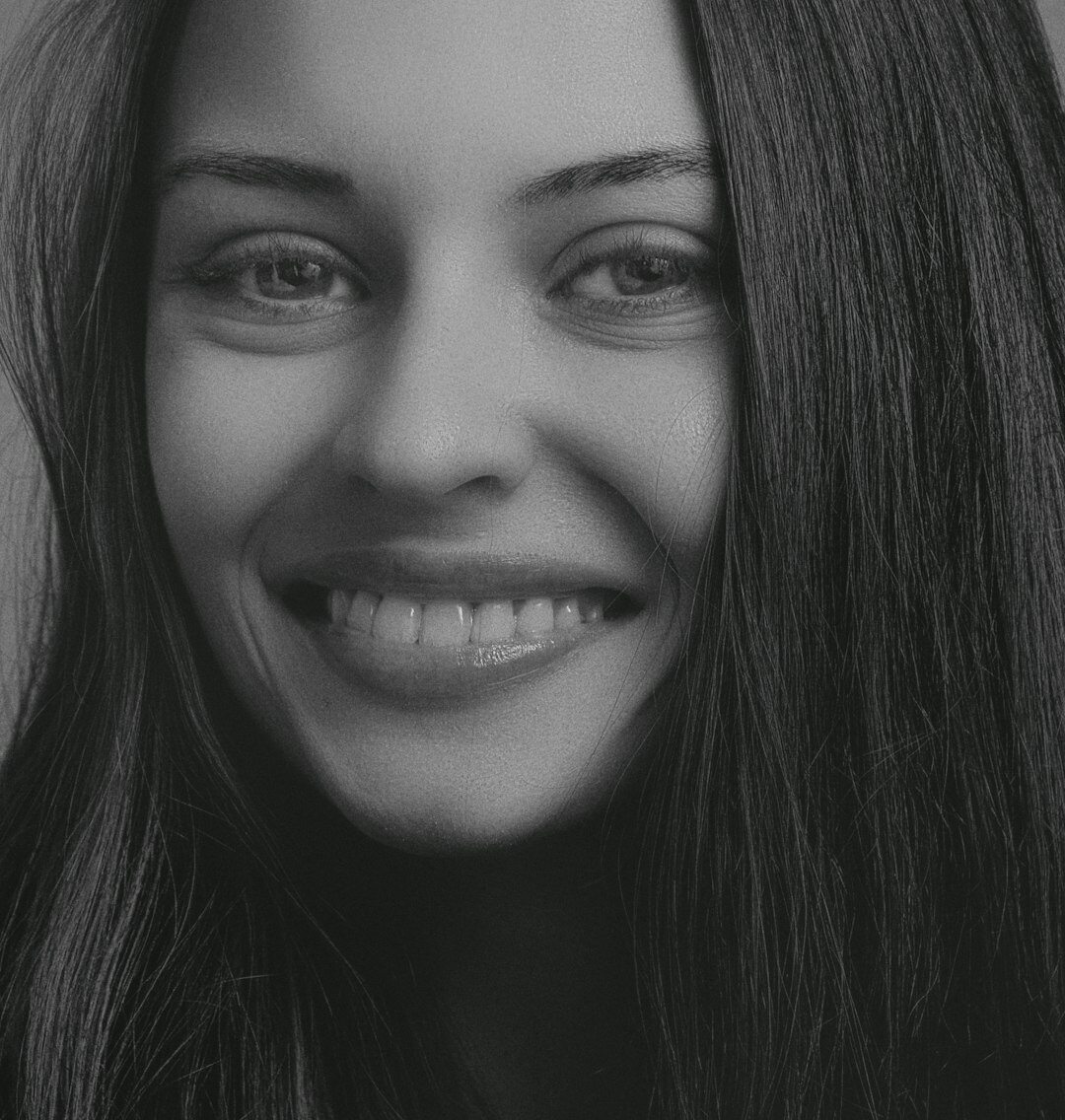 Young Turkish female student smiling